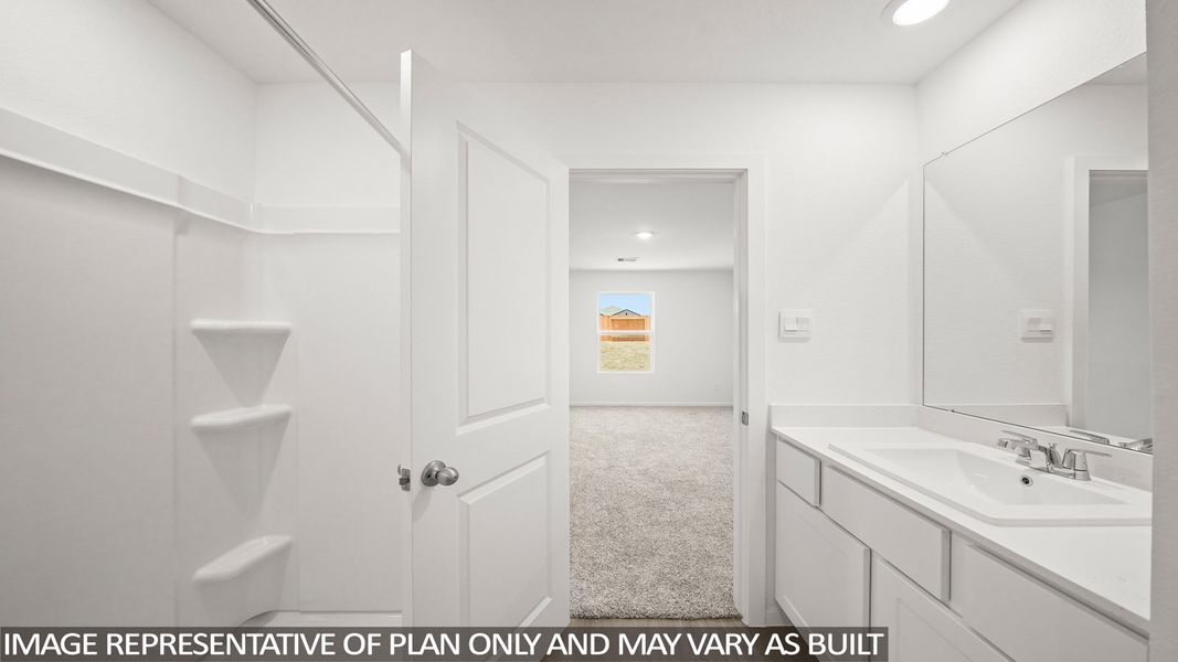 Representative furnished interior of a home built from the Callahan by D.R. Horton in Sunterra Lakes, Brookshire (Image 6).