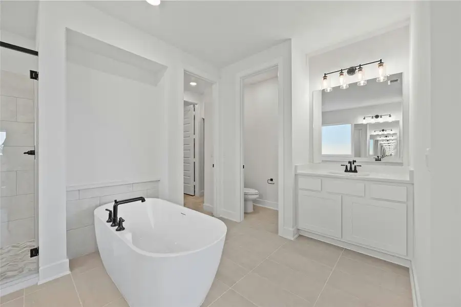 Furnished interior view inside a new home in Flora - 60', Hutto (Image 1).