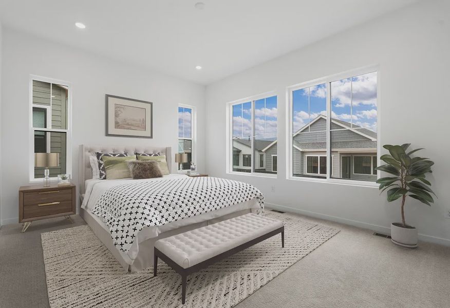 Homesite 44 Primary Bedroom - Virtually Staged - 5 of 9 Homesite 44 Primary Bedroom - Virtually Staged - 5 of 9