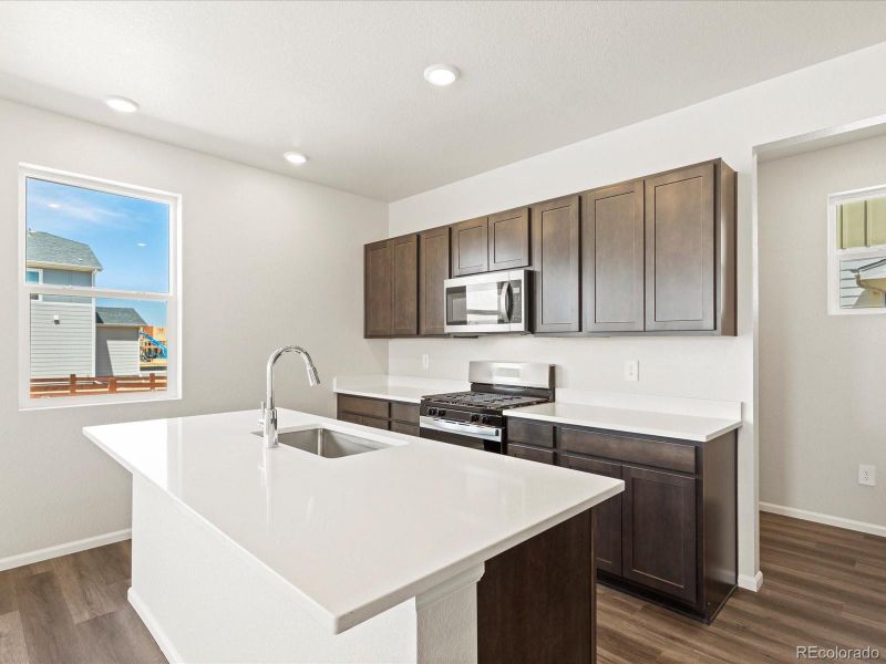 Furnished interior view inside a new home in Revere at Johnstown, Johnstown (Image 12).