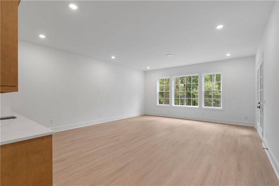 Spacious, unfurnished interior of a new home in Waterside Single Family, Peachtree Corners (Image 53). Spacious, unfurnished interior of a new home in Waterside Single Family, Peachtree Corners (Image 53).