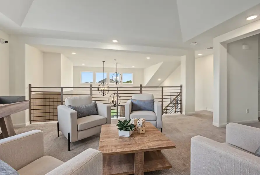 Furnished interior view inside a new home in Leonard Trails, Anna (Image 33).
