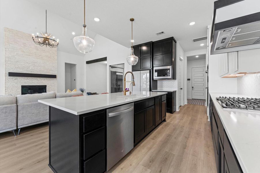 Furnished interior view inside a new home in , Fulshear (Image 18).