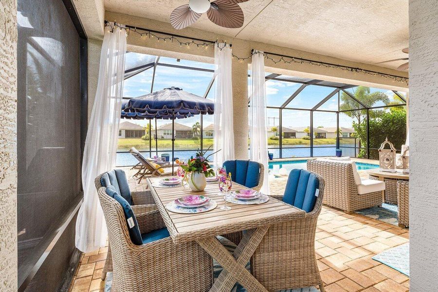 Exterior details and patio area of a home in , Port St. Lucie (Image 26). Exterior details and patio area of a home in , Port St. Lucie (Image 26).