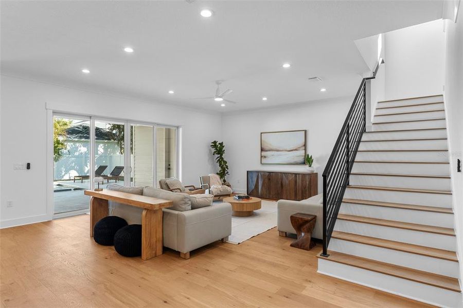 Furnished interior view inside a new home in , Tampa (Image 24). Furnished interior view inside a new home in , Tampa (Image 24).