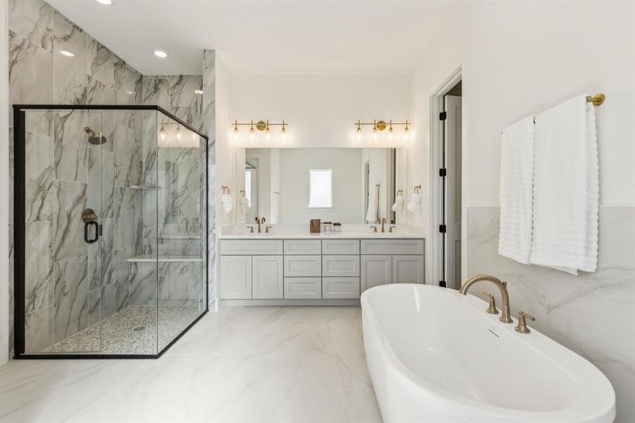 Furnished interior view inside a new home in , Justin (Image 5).