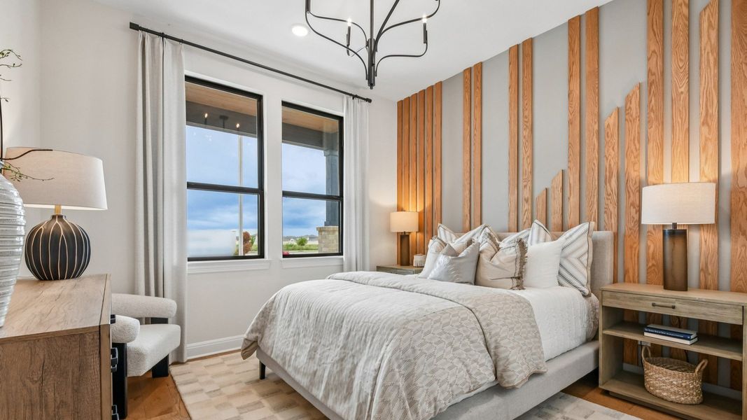 Representative furnished interior of a home built from the Elm by DRB Homes in Infinity Square, Kyle (Image 17). Representative furnished interior of a home built from the Elm by DRB Homes in Infinity Square, Kyle (Image 17).