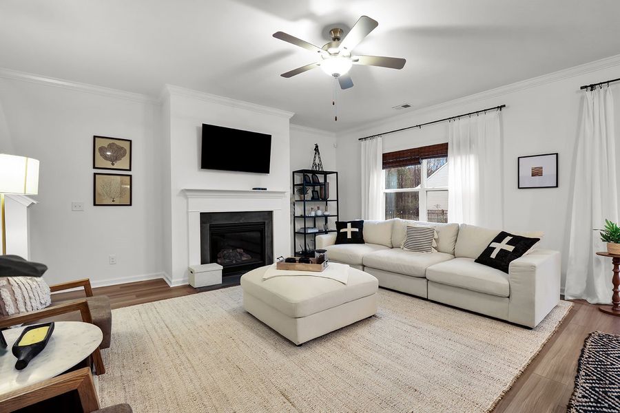 Representative furnished interior of a home built from the Meriwether - Genesis Value Collection by Mungo Homes in Bluefield, Lexington (Image 5).