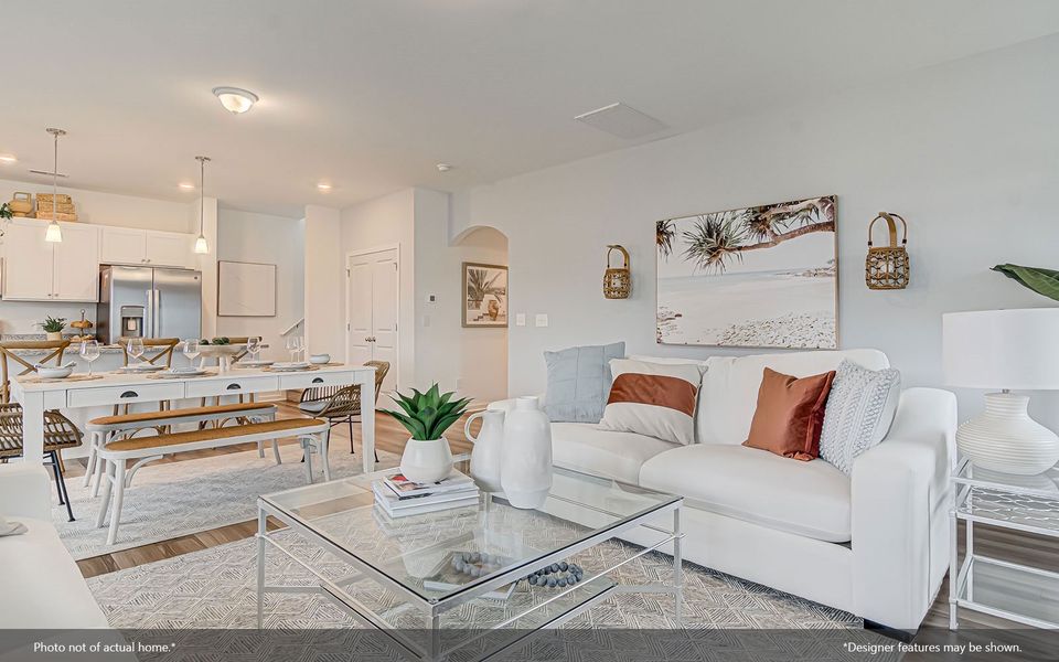 Furnished interior view inside a new home in Braxton Place, Moore (Image 9).