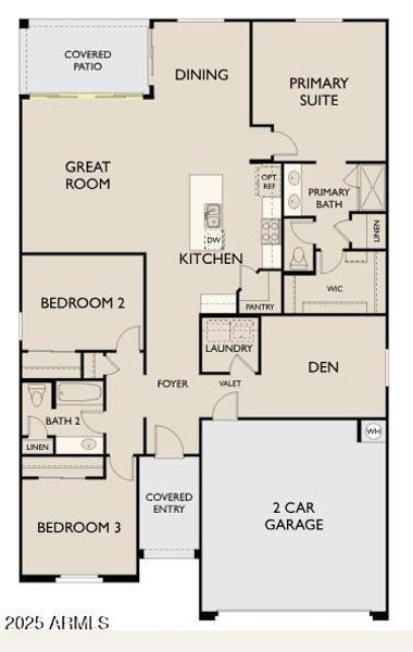 Marigold Floor Plan - R