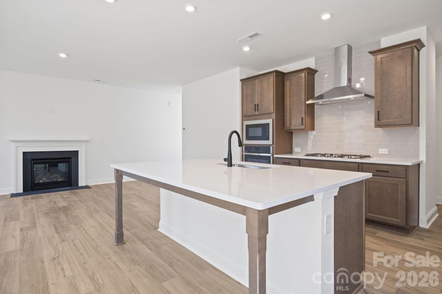 Furnished interior view inside a new home in Farms at Bellingham, Mooresville (Image 5).