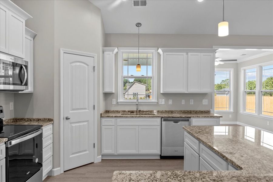 Representative furnished interior of a home built from the Cherokee by Enchanted Homes in Ballentine Ridge, Lyman (Image 9).