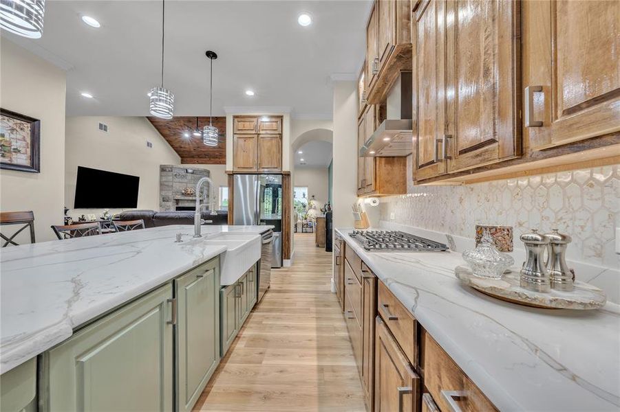 Furnished interior view inside a new home in , Azle (Image 5).