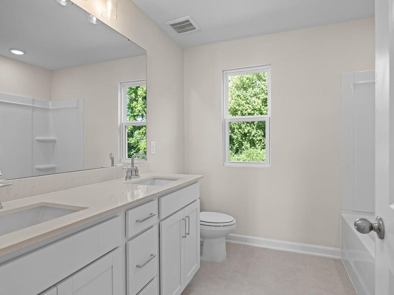 Furnished interior view inside a new home in Woodland Crossing, Zebulon (Image 9).