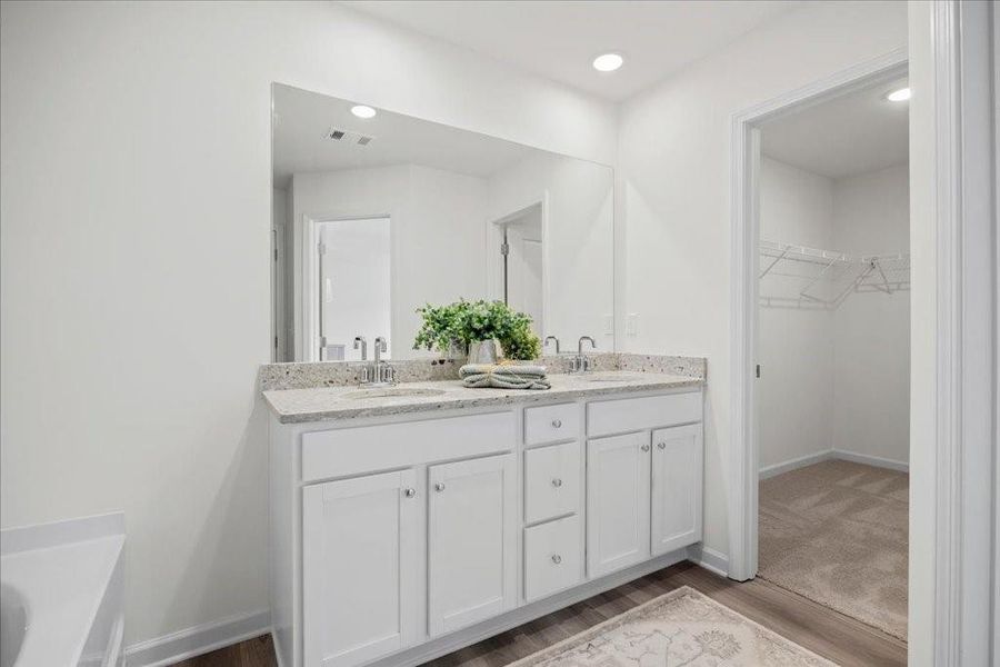 Furnished interior view inside a new home in Old Salem Crossing, Conyers (Image 12).