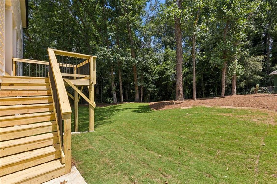 Exterior details and patio area of a home in , Atlanta (Image 27). Exterior details and patio area of a home in , Atlanta (Image 27).