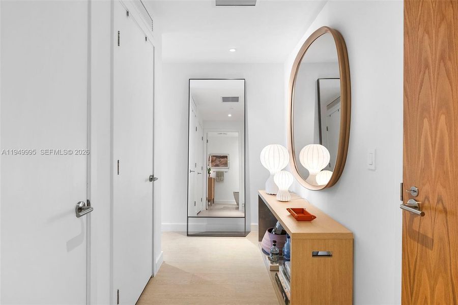 Furnished interior view inside a new home in , Miami Beach (Image 12). Furnished interior view inside a new home in , Miami Beach (Image 12).