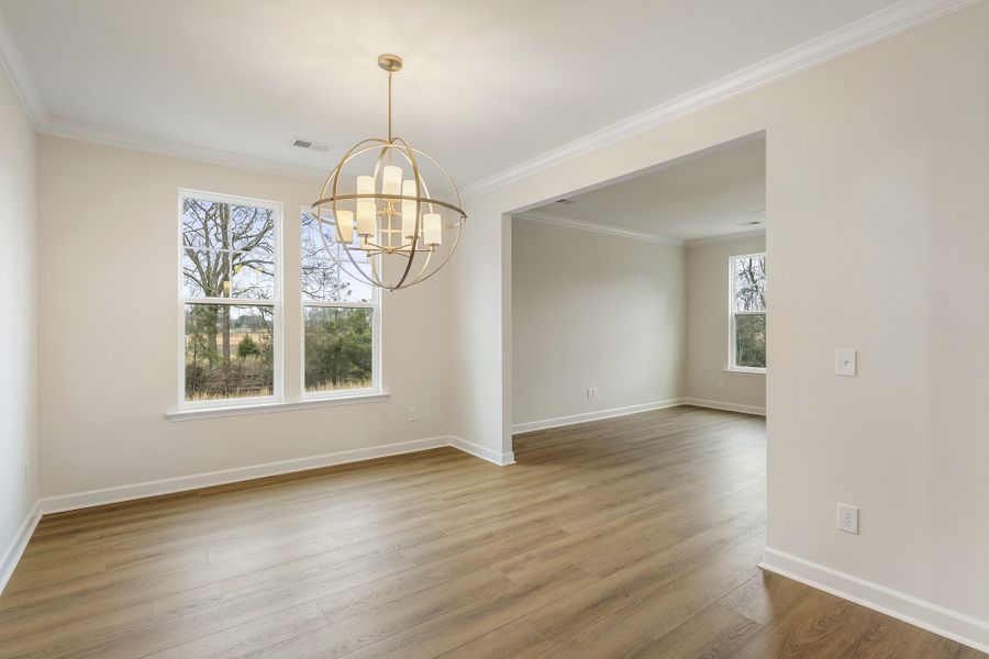 Spacious, unfurnished interior of a new home in Ridgecrest at Midway, Anderson (Image 20).
