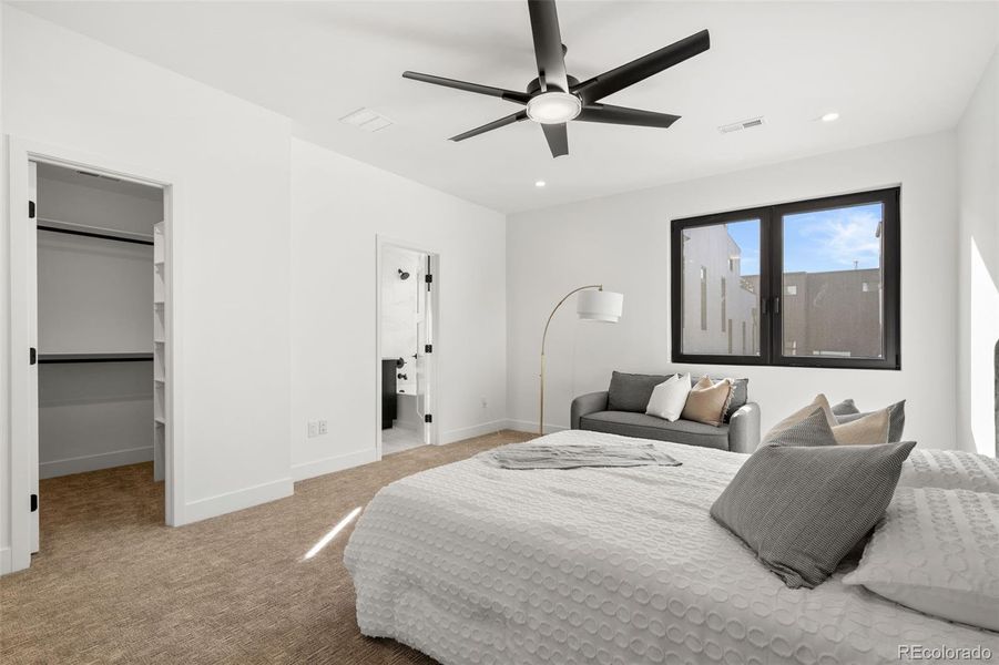 Furnished interior view inside a new home in , Denver (Image 17).