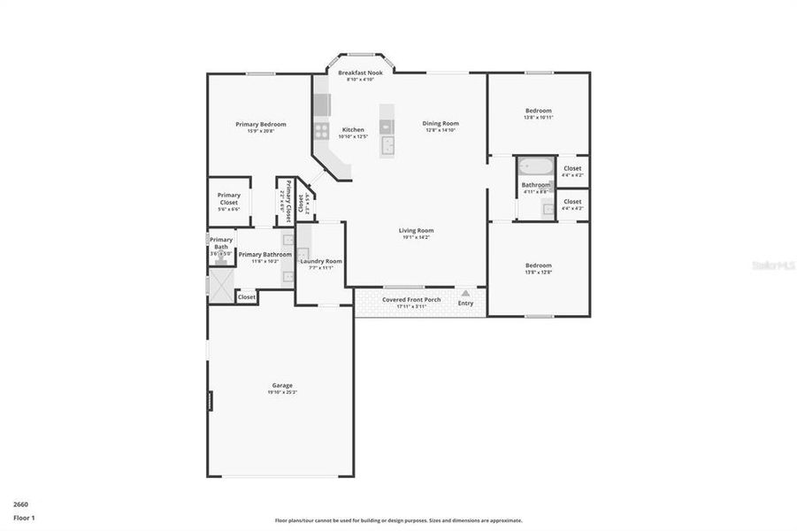 2D floor plan layout of this home in , Bushnell, FL (Image 5). 2D floor plan layout of this home in , Bushnell, FL (Image 5).