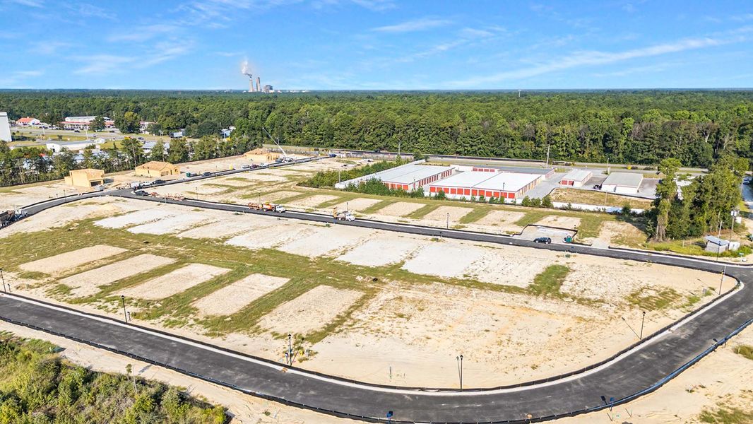 Site preparation for new homesites in South Island Landing, Georgetown (Image 23).