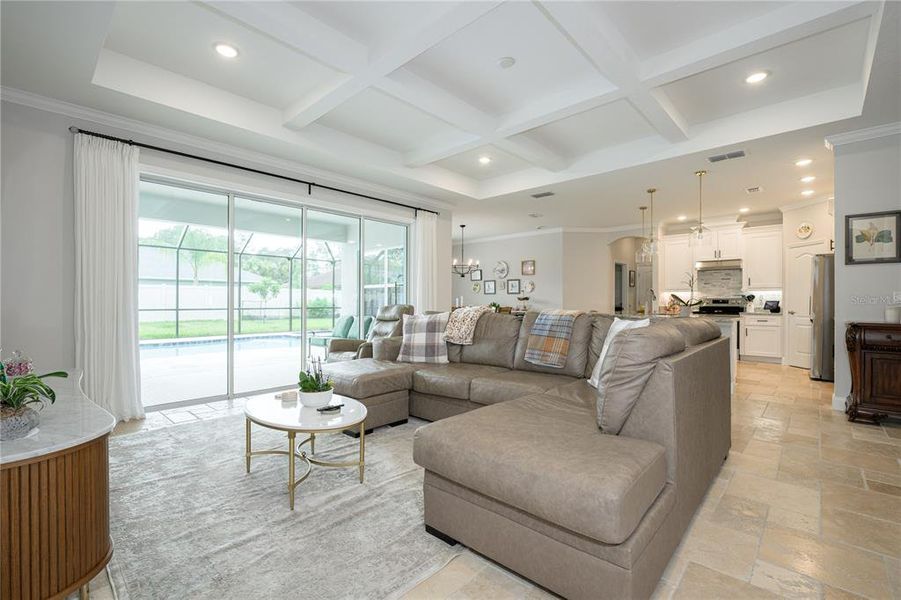 Furnished interior view inside a new home in , Palm Coast (Image 8).