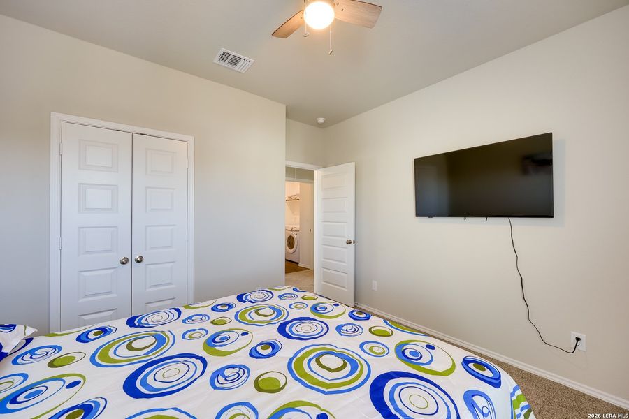 Furnished interior view inside a new home in Melissa Ranch, San Antonio (Image 17).