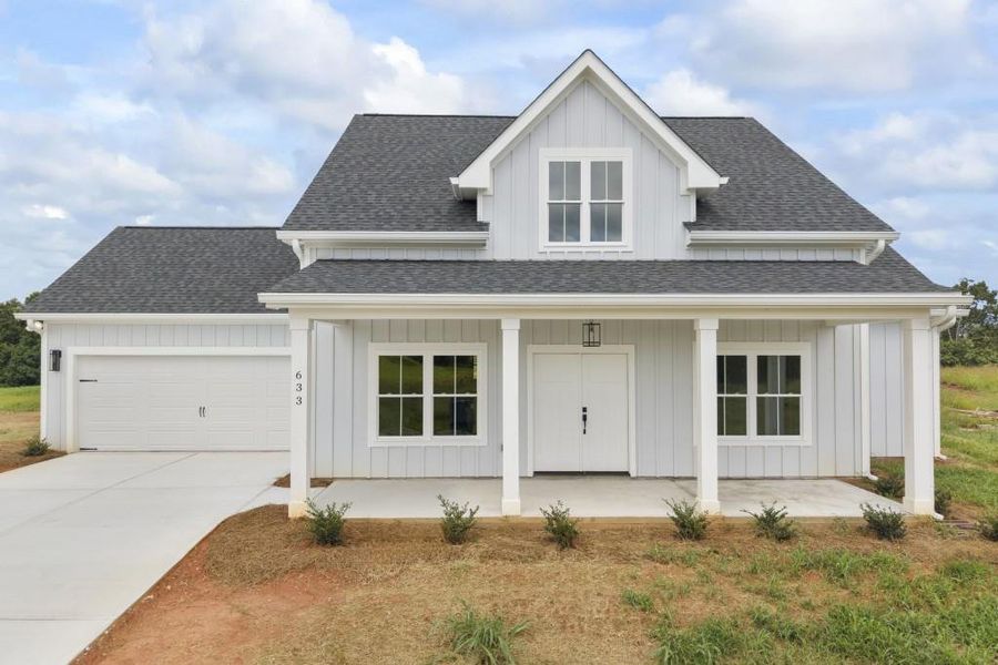 Front exterior of a new home in , Toccoa, GA, highlighting curb appeal (Image 1). Front exterior of a new home in , Toccoa, GA, highlighting curb appeal (Image 1).