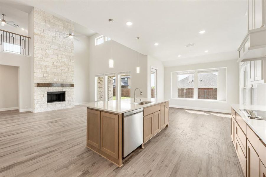 Furnished interior view inside a new home in Hayes Crossing, Midlothian (Image 10).