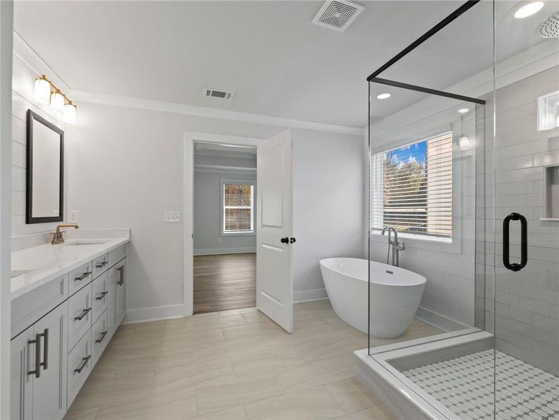 Furnished interior view inside a new home in , Buford (Image 32). Furnished interior view inside a new home in , Buford (Image 32).