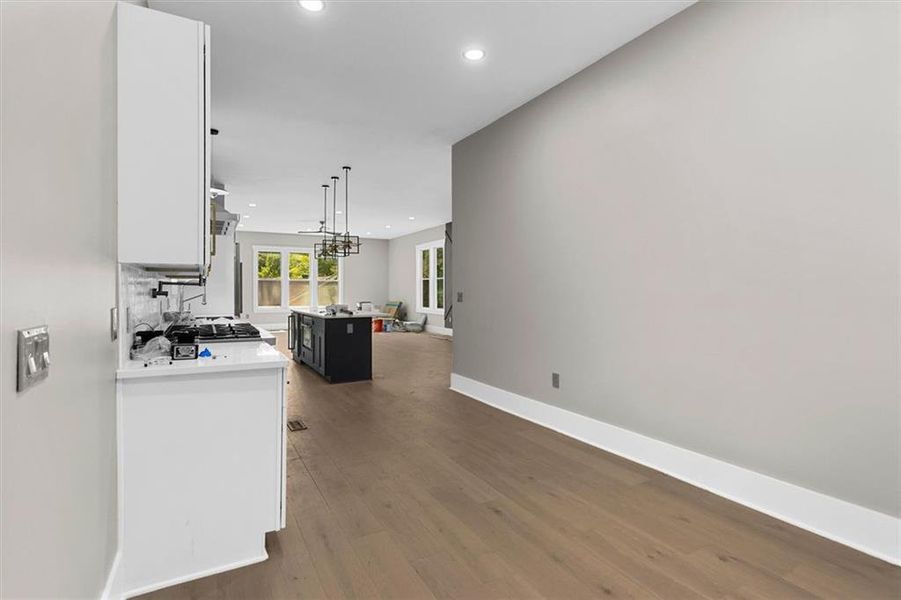 Furnished interior view inside a new home in , Atlanta (Image 13).