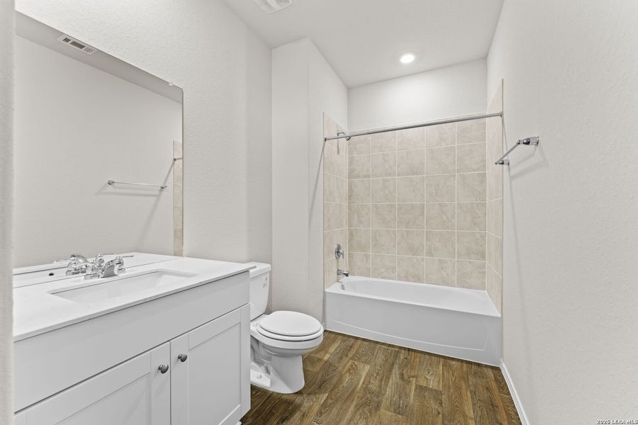 Furnished interior view inside a new home in Hunters Ranch, San Antonio (Image 7).