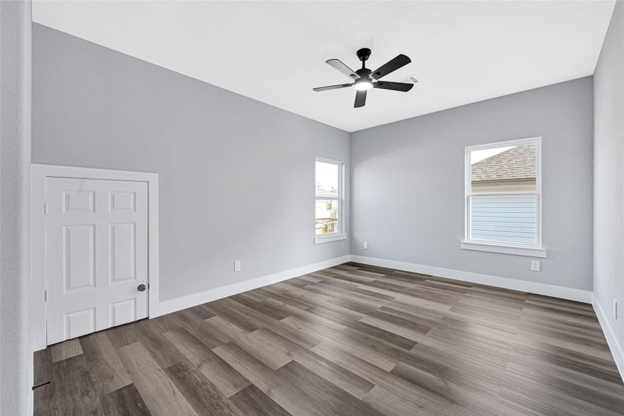2nd master bedroom, on the second floor