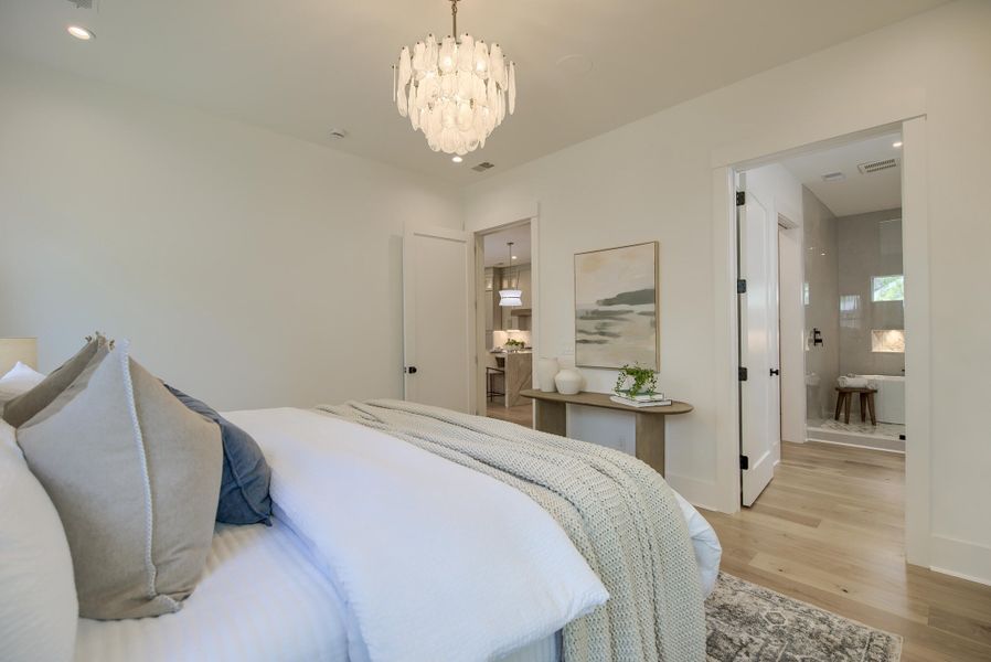 Furnished interior view inside a new home in , Mount Pleasant (Image 8).