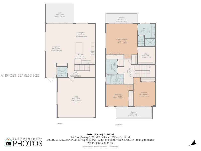 2D floor plan layout of this home in , Dania Beach, FL (Image 57).