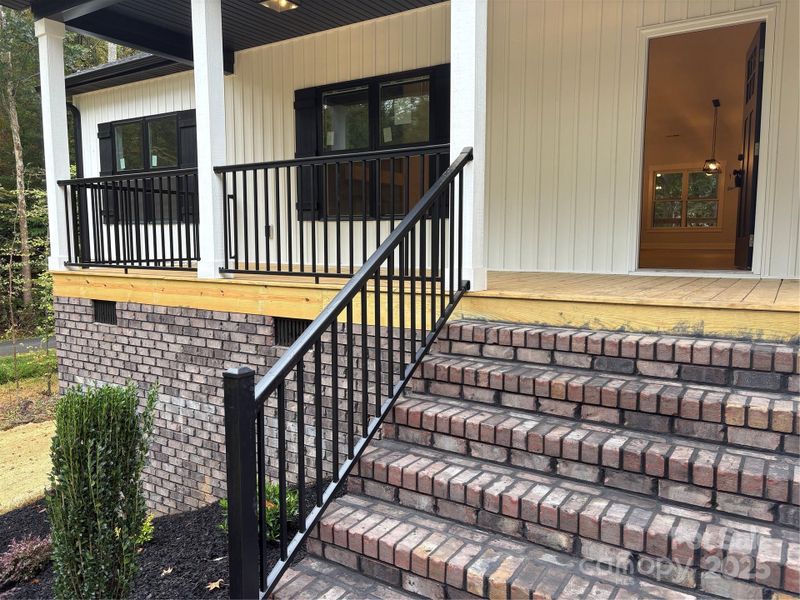 Exterior details and patio area of a home in , Spencer (Image 2). Exterior details and patio area of a home in , Spencer (Image 2).