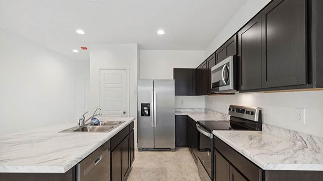 Representative furnished interior of a home built from the Abbot by D.R. Horton in Anthem at Merrill Ranch, Florence (Image 8).