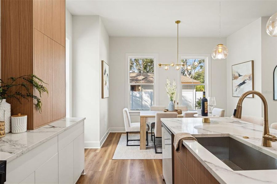 Furnished interior view inside a new home in , Seminole (Image 16).