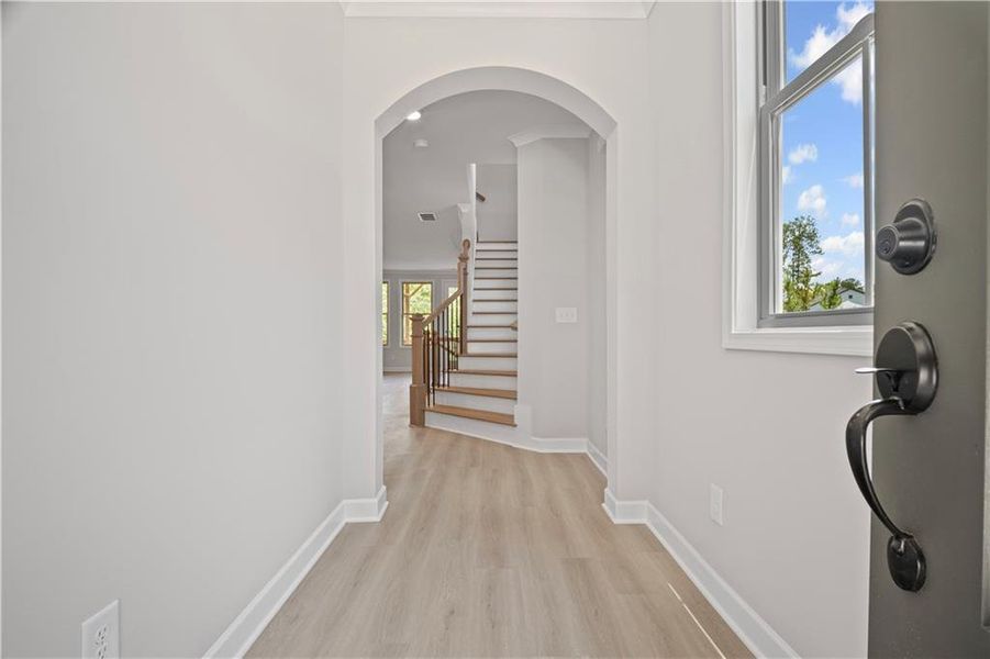 Furnished interior view inside a new home in The Retreat at River Green, Canton (Image 12).