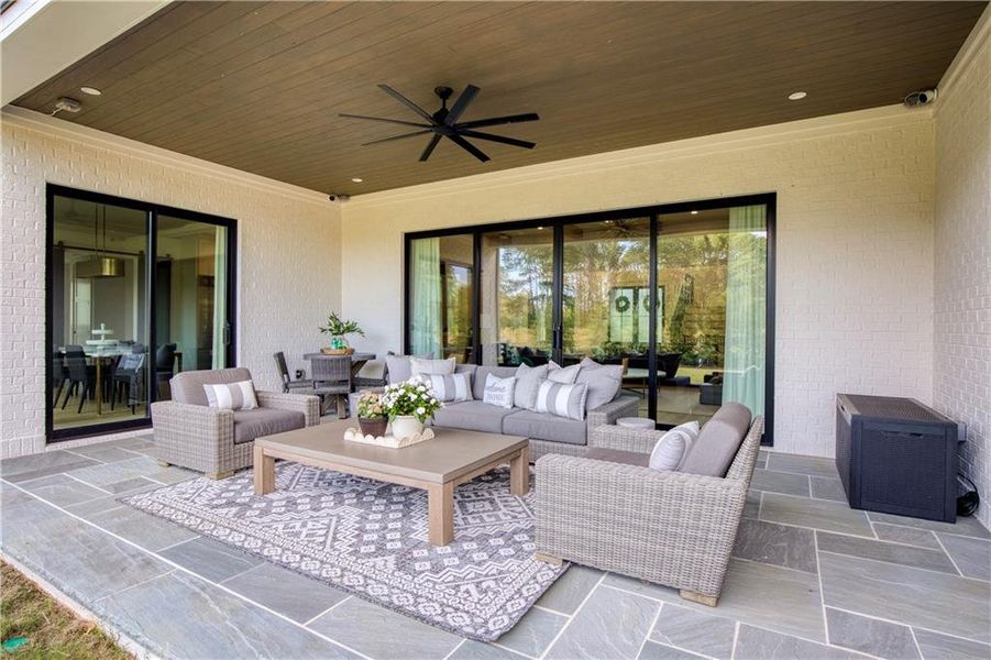 Exterior details and patio area of a home in , Alpharetta (Image 28). Exterior details and patio area of a home in , Alpharetta (Image 28).