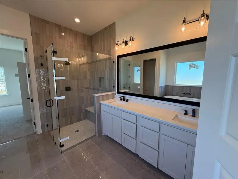 Furnished interior view inside a new home in Aledo Heights - Aledo ISD, Aledo (Image 5).