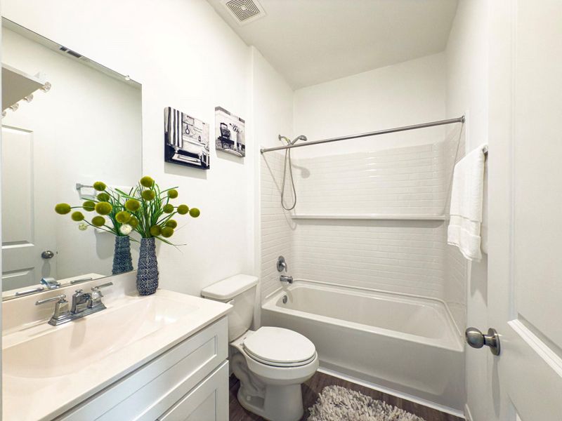 Furnished interior view inside a new home in Marvida, Cypress (Image 22).