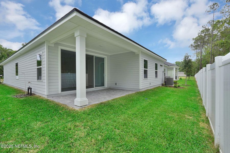 Exterior details and patio area of a home in Landing at Olde Florida, St. Augustine (Image 22).