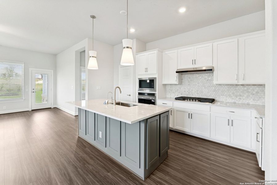 Furnished interior view inside a new home in The Crossvine 45’, Schertz (Image 8).
