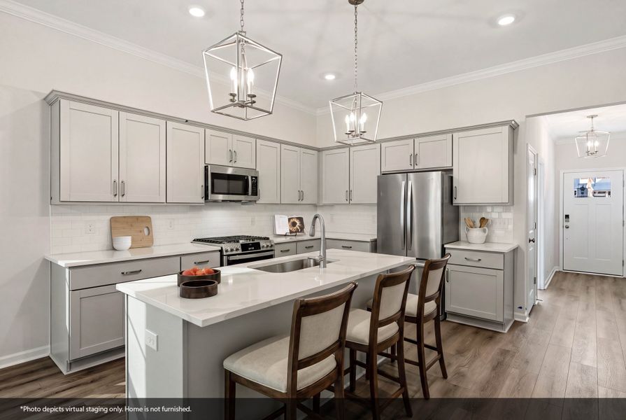 Furnished interior view inside a new home in Landmark Commons, Boiling Springs (Image 5).