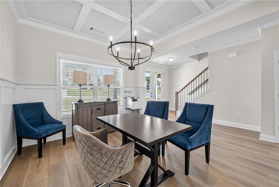 Furnished interior view inside a new home in , Loganville (Image 13).