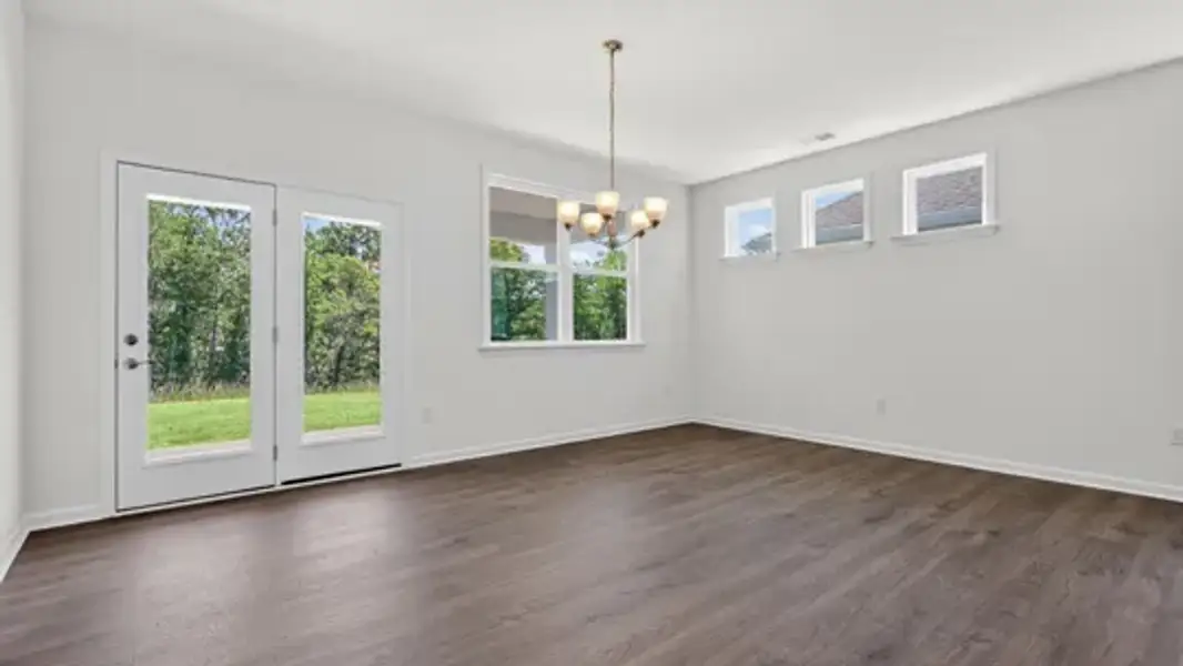 Spacious, unfurnished interior of a new home in The Villas at Galvins Ridge, Sanford (Image 16).