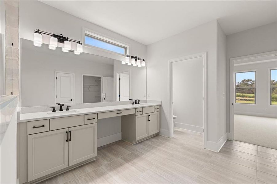 Furnished interior view inside a new home in Soleil Summit Chase, Snellville (Image 11).