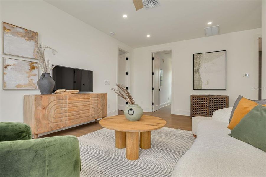 Furnished interior view inside a new home in , St. Petersburg (Image 10).