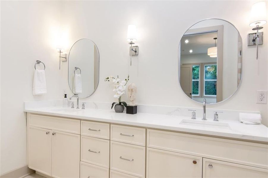 Furnished interior view inside a new home in , Atlanta (Image 31).